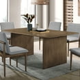 thumbnail image 5 of Furniture of America Alto Solid Wood Dining Table in Natural Finish, 5 of 6
