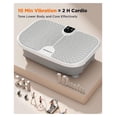thumbnail image 2 of Vibration Plate Exercise Machine, 400 LBS Capacity Vibration Plate for Lymphatic Drainage, Max Space for Whole-Body Workout & Relaxation at Home, 2 of 8