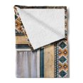 thumbnail image 2 of Shutters Soft Flannel Fleece Blanket, Window of Old Architecture in Lisbon Portugal Touristic Town Cultural Nostalgic, Cozy Plush for Indoor and Outdoor Use, 50" x 70", Teal Orange, by Ambesonne, 2 of 5