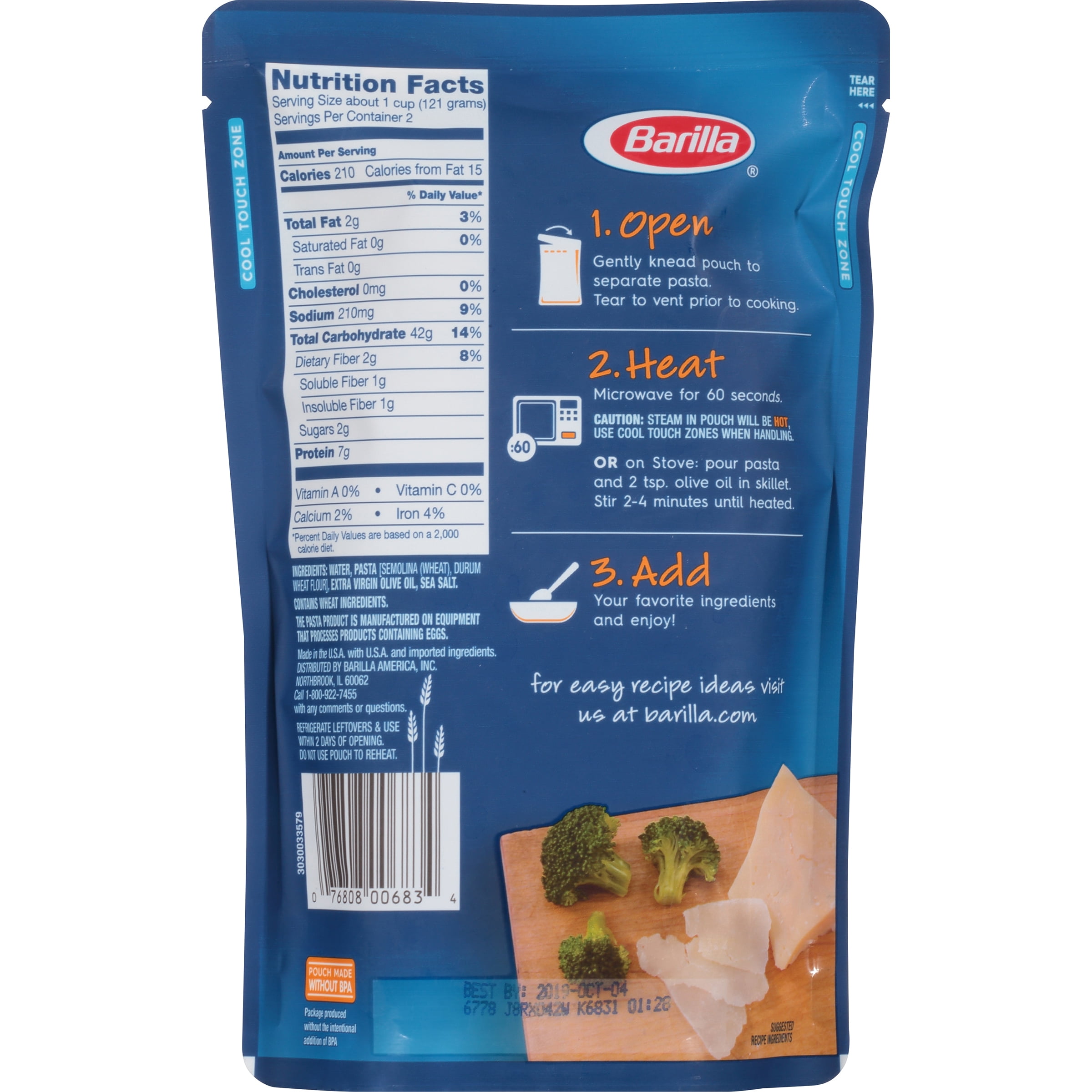 Barilla Ready Pasta Fully Cooked Rotini Pasta, 8.5 oz