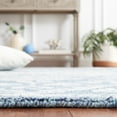 thumbnail image 4 of SAFAVIEH Micro-Loop Wesley Medallion Area Rug, Blue/Ivory, 8' x 10', 4 of 8