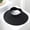 Black, variant on Women's Sun Visor Hats Wide Brim Straw Beach Hat Ponytail Hats for Women Foldable Floppy Featuring Open Top Design Black