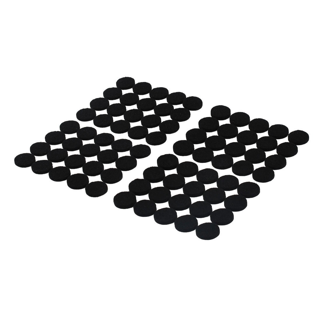 Yueton 50pcs Self-Adhesive Felt Furniture Pads - 0.8" Round, 5mm Thick For Chair & Table Legs