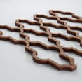 thumbnail image 4 of Ekena Millwork 7 3/8"W x 7 3/8"H x 3/8"T Extra Small Casablanca Decorative Fretwork Wood Wall Panels, Walnut, 4 of 6