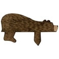 thumbnail image 1 of Oso de madera Puerta Topper Puerta Marco Decoración Muebles Miniaturas Encantos, 1 of 6