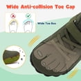 thumbnail image 3 of Barerun Kids Boy Girls Shoes Anti Slip Sneakers , Wide Rubber Sole Closed Toe, 12 Little Kid, 3 of 8