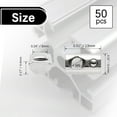 thumbnail image 4 of PinesC 50 Pcs Série 2020 M5 Demi-Rond Rouleau en T à Ressort, Rouleau en T à Ressort pour Profil d'Extrusion en Aluminium Série 20 Européenne 6mm 50 Pcs 20S-M5, 4 of 5