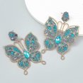 thumbnail image 4 of Nuevos pendientes exagerados de aleación con diamantes de imitación Utterfly para mujer, modelo A de lujo, código 8907 A, 4 of 5