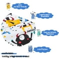 thumbnail image 6 of PiccoCasa 3 Piece Polyester Kids Duvet Cover Set Monsters Pattern Full Multicolor, 6 of 6