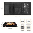 thumbnail image 6 of FUIALDOLG Flaming Baseball Trifold Pouch, Polyester Fabric Youth Wallet for Outdoor Sports, Wear Resistant Lightweight Toddlers Purse, 6 of 7