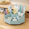 thumbnail image 1 of 360° Rotate Makeup Brush Holder Organizer with 9 Slots, Makeup Organizers Countertop, Makeup organization and Skincare Storage for Vanity, Desktop, Bathroom, 1 of 5