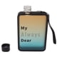 thumbnail image 3 of 380ml Flat Water Bottle A5 Slim Water Bottle for Outdoor Sports Camping Hiking Mountaineering Gym Fitness Gradient Black, 3 of 5