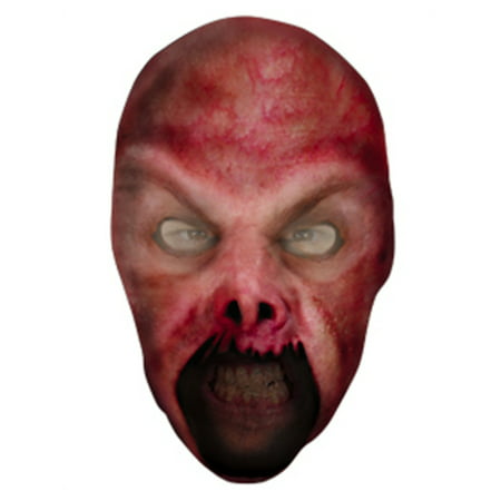 Teen Size Scary Evil Fire Demon Nylon Fabric Costume Mask
