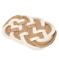 thumbnail image 4 of Posavasos para bebidas, aislamiento térmico, algodón, yute, tejido trenzado, cojín para taza, estera de mesa para protección de mesa, 4 of 14