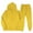 Yellow, variant on Baqcunre Hoodies For Men Mens Fashion Casual Color Matching Two Piece Hooded Pocket Lace Up Pullover Sweater Pants Set Track Suits For Men Set Tops For Men Beige L