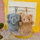 thumbnail image 2 of Precioso llavero de cordero con forma de conejo, muñeco de peluche con hebilla decorativa para mochila, 2 of 6