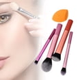 thumbnail image 3 of Juego Brochas Maquillaje Brocha Suave para Color Mejillas 4 Brochas Y 2 Esponjas Herramientas Maquillaje, 3 of 9