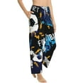 thumbnail image 2 of Fotbe Football Women's Pajama Pants,Sleepwear Pants,Pj Bottoms Drawstring And Pockets-Small, 2 of 9