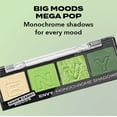 thumbnail image 3 of Hard Candy, Moods Shadow Palette, 4 Bold & Buildable Monochromatic Shades, ENVY, .10oz, 3 of 7