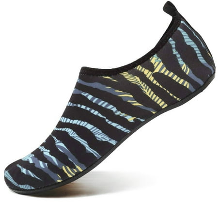 

SQUARE CARMEN Summer Couple s Quick Dry Aqua Socks Barefoot Beach Swim Surf Yoga Exercise Shoe Yellow 46-47