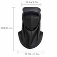 thumbnail image 4 of UTSJKR Men's Balaclava Ski Mask 3-in-1 Hat Neck Warmer Face Cover Windproof Cold-Proof for Outdoor Sports Black, 4 of 10