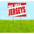 thumbnail image 1 of We Sell Jerseys (18" x 24") Yard Sign, Includes Metal Step Stake, 1 of 6