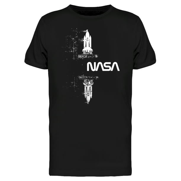 Playera NASA Para Hombre - Reflejo Cohete Espacial Nasa T-shirt