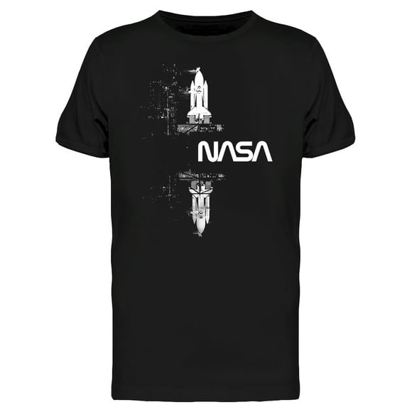 Playera NASA Para Hombre - Reflejo Cohete Espacial Nasa T-shirt