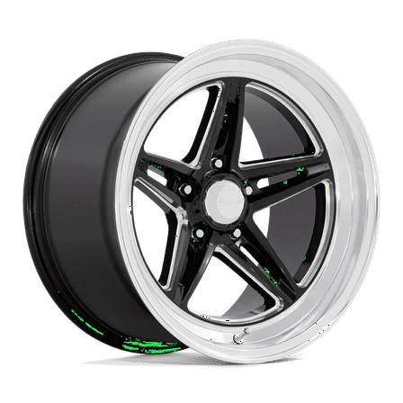 American Racing Vintage Flow Formed Aluminum Wheel VN514 18x7 5x4.75 G-BLK-MILL-DIA-LP 0mm, VN514BE18703400