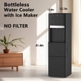 thumbnail image 6 of SOOPYK Bottleless Water Dispenser with Ice Maker, 27Lbs/24H, 3 Temp, Child Lock, Black, No Filter for Home & Office, 6 of 9