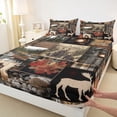 thumbnail image 3 of Castle Fairy Kids Teenagers Safari Bear Deer Twin Sheet Sets,Maple Leaves Bedding, 3 of 7