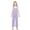 Purple, variant on Kids Sleeveless Jumpsuit Strap Design Baby Toddler Solid Color Romper Playwear Stretch Outfit Summer Athletic Casual Clothes