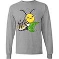 thumbnail image 3 of Inktastic Monarch Butterfly Caterpillar Cute Baby Insect Long Sleeve T-Shirt, 3 of 5