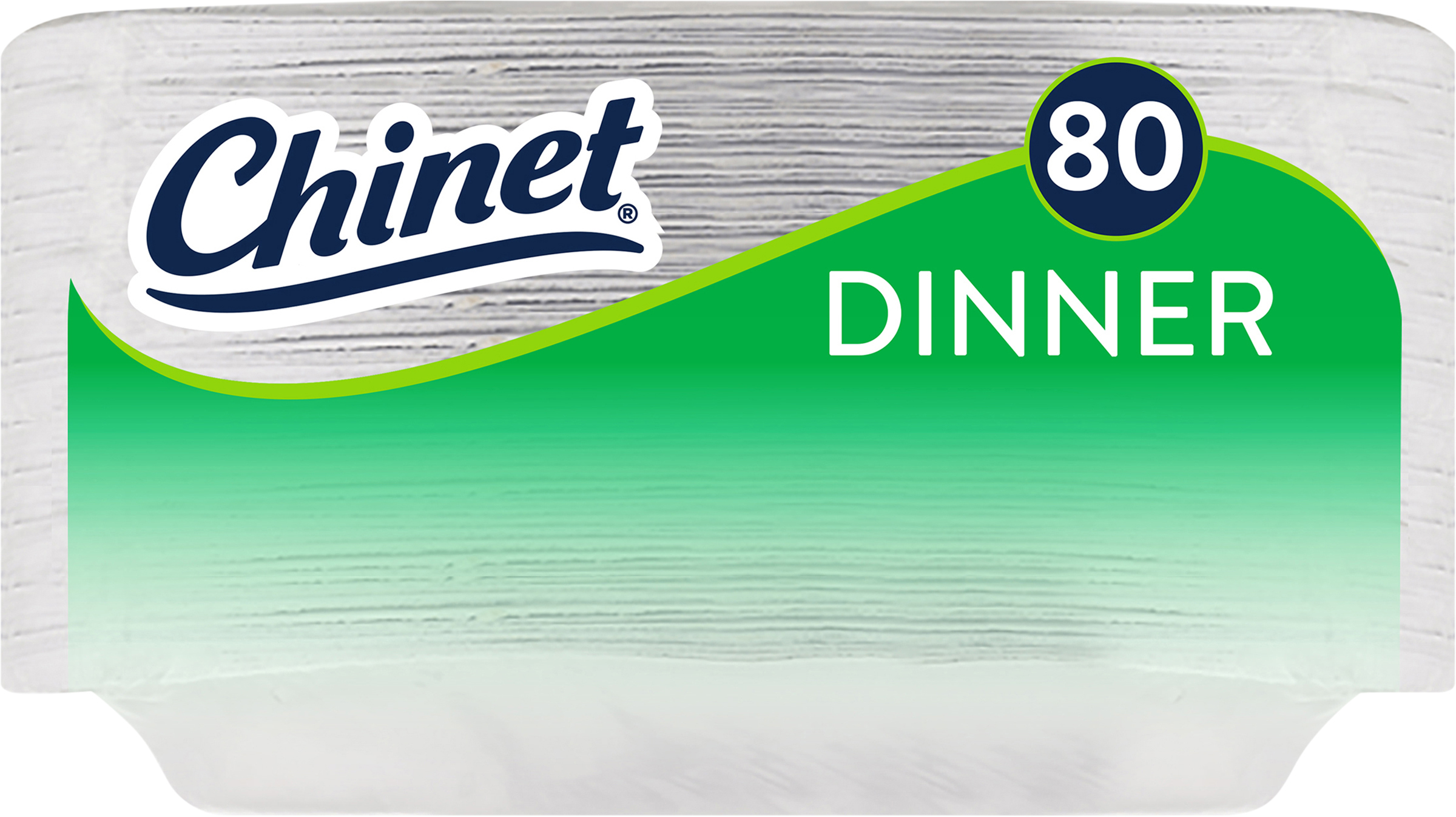 Chinet Classic 10.375" Premium Disposable Dinner Plates, 80 Count photo 4