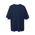 thumbnail image 3 of A2Y Women's Solid Cotton Oversized Drop Shoulder Boyfriend Box Tee Navy XL, 3 of 3