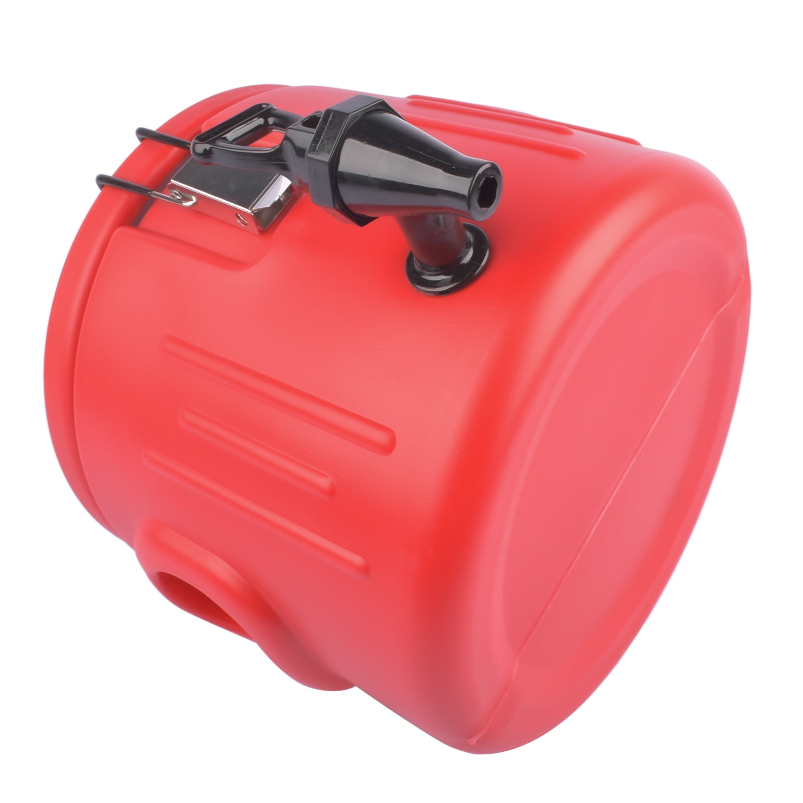 Insulated Beverage Cooler Ice and Hot Drink Dispenser with 304 Stainless Steel Interior and Spout, Portable Water Cooler with Handles, Outdoors Water Jug, Red (2.6/4/5 Gallon)