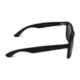 thumbnail image 5 of Panama Jack Polarized Classic Wrap Solid Smoke Sunglasses (Rubberized Black), 5 of 7