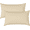 Beige-Cabana, variant on Set of 2 Outdoor Lumbar Pillows 12x20 Inch with Inserts & Zipper, Water-Repellent & Fade-Resistant Cushion Covers for Patio, Garden, Balcony, Indoor/Outdoor Sofa, Beige Cabana Striped