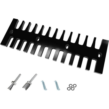 UPC: 0843441108832 | POWERTEC 15-Inch Dovetail Jig System w/Template  Straight Edge Router Bit  Dovetail Bit and Mounting Hardware (71529)