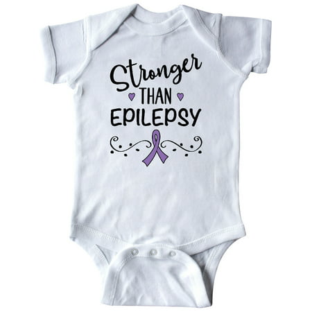

Inktastic Epilepsy Awareness Ribbon Support Walk Gift Baby Girl Bodysuit