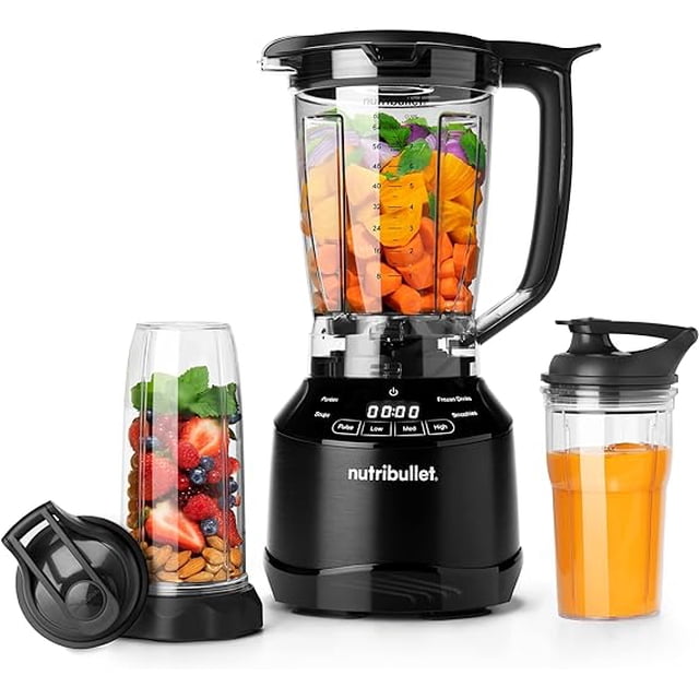 LICUADORA NUTRIBULLET COMBO(2 VASOS) 1500 WATTS control de pulso