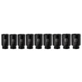 thumbnail image 3 of Mayouko 9PCS 1/2 Inch Drive Deep Metric Impact Socket Set, 29mm - 38mm, Spindle Axle Nut Sockets, Metric, Deep, 6-Point, CR-MO, 3 of 8
