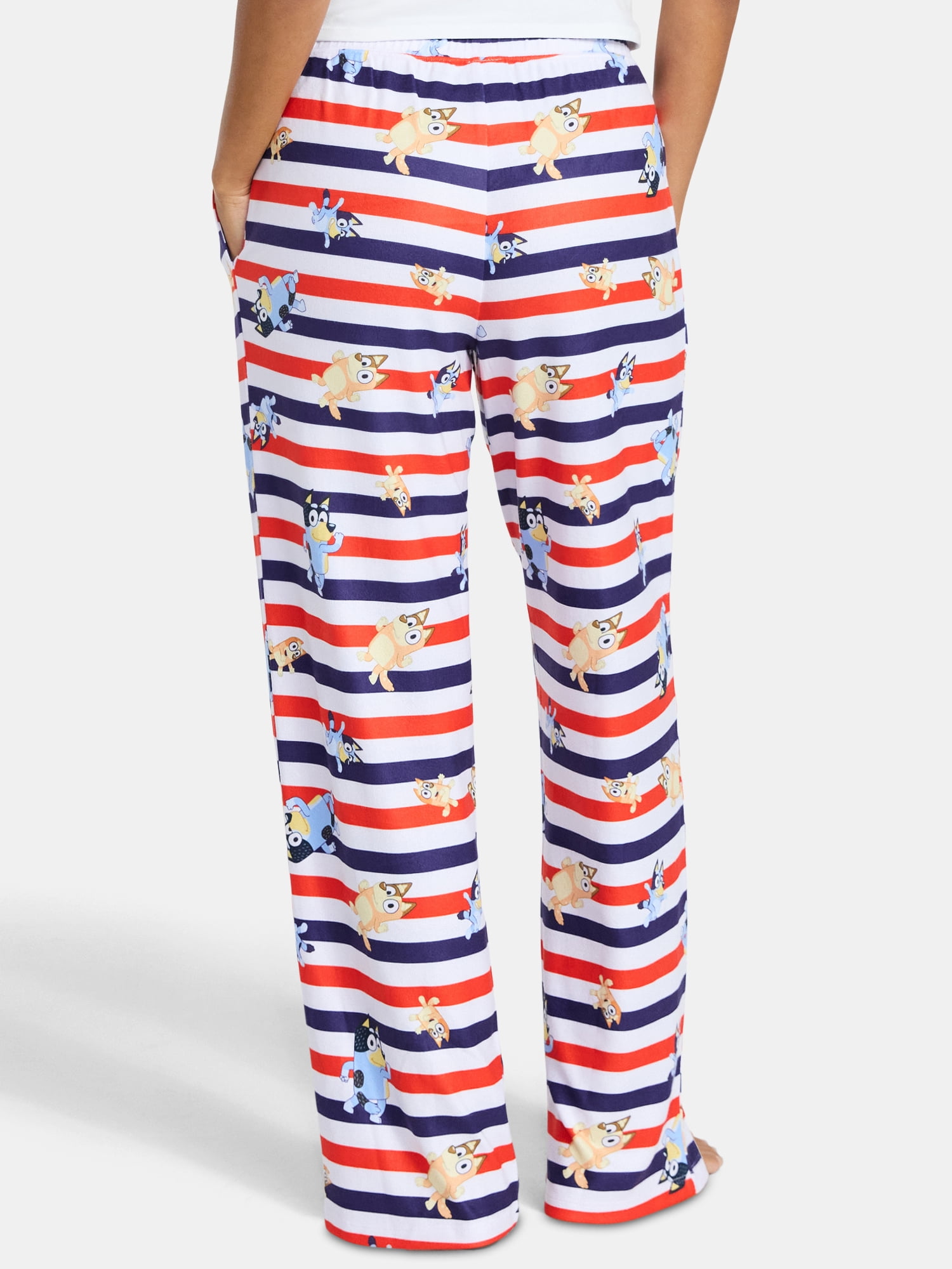 Bluey Women's and Women's Plus Sleep Pants with Pockets, 32" Inseam, Sizes XS-3X
