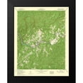 thumbnail image 2 of USGS 15x18 Black Modern Framed Museum Art Print Titled - Bryson City North Carolina Quad - USGS 1935, 2 of 5