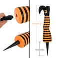 thumbnail image 2 of Plow & Hearth Halloween Witch Leg Stakes, Set of 2, 2 of 2