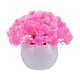 thumbnail image 2 of Plantas artificiales en maceta para decoración del hogar - Bola de bonsái de plástico de 4,7" en amarillo, naranja, rojo, rosa, morado - Flores artificiales de sobremesa, 2 of 6