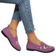 thumbnail image 5 of Women's Mesh Breathable Hollow Sandals Lightweight Comfortable Outdoor Sports Shoes with Arch Support Knit Orthopedic Design for Walking Running Casual Wear,Purple 40, 5 of 5