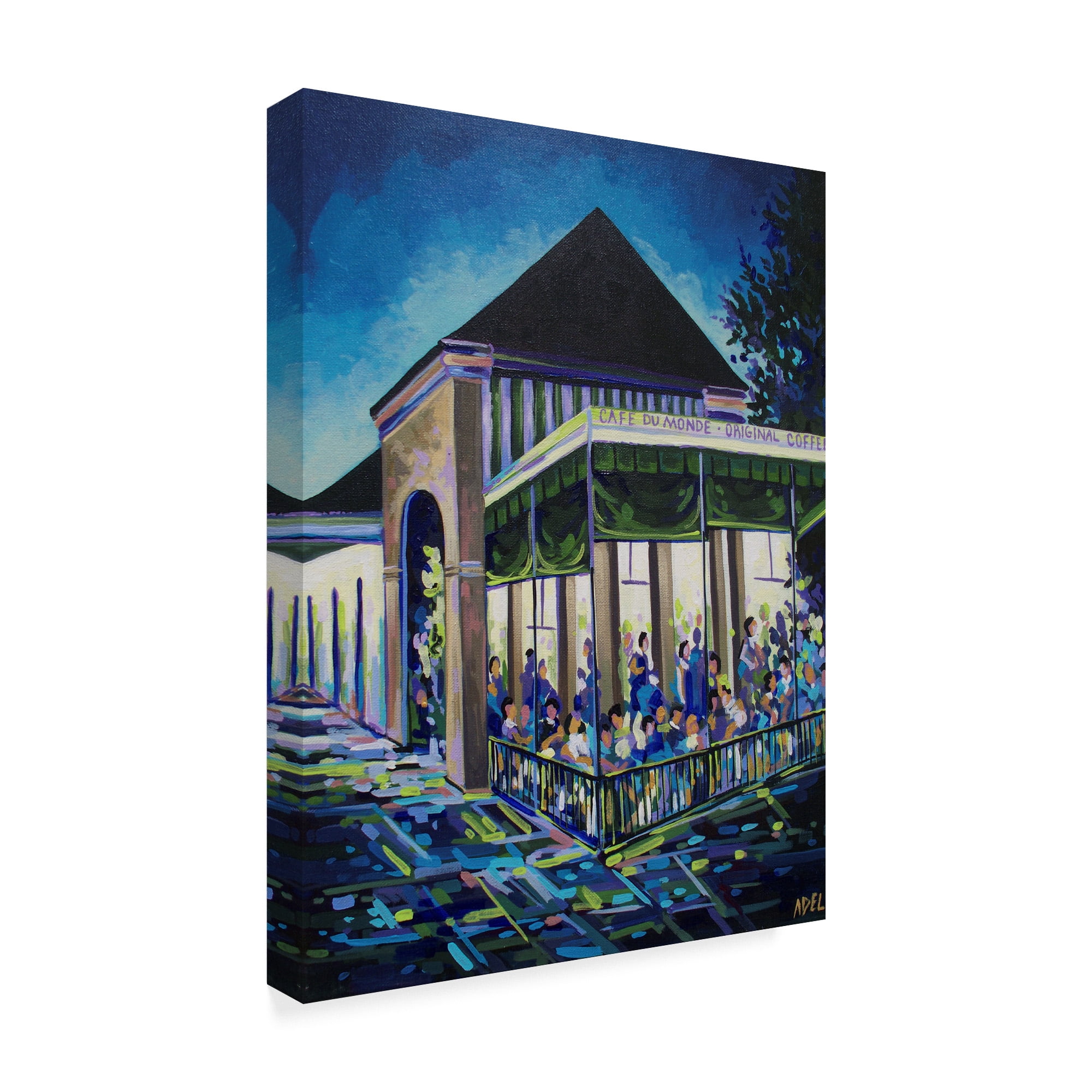 Trademark Fine Art 'Cafe Du Monde' Canvas Art by ADEL