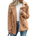 thumbnail image 5 of New Autumn And Winter Fluffy Coat With Lapel, Loose Fit Velvet Top - Perfect For Resale, 5 of 15