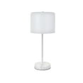 thumbnail image 2 of Living District LD4075T10WH Exemplar 1 Light White Table Lamp, 2 of 4